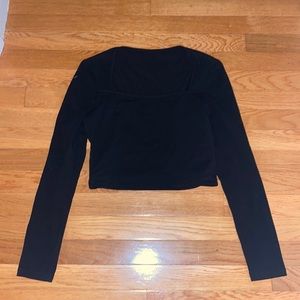 SHEIN black crop top